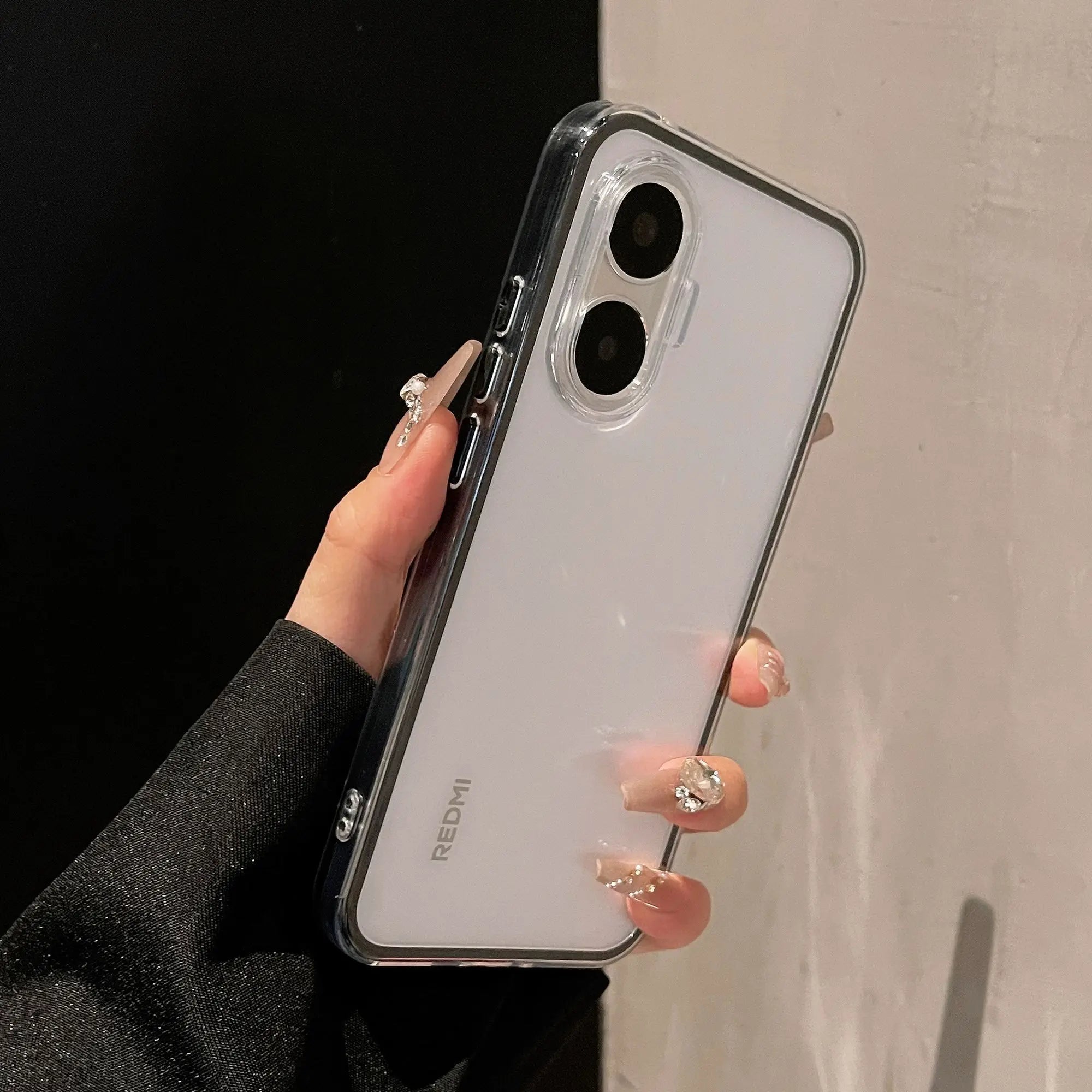 For POCO F7 Case Simple High-value Silicone Drop-proof PC Cover For Redmi turbo4 pro 5G Shockproof Bumper Fudna