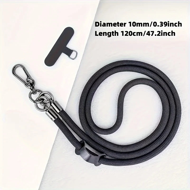 Fashion Shoulder Strap Phone Necklace Lanyard Wrist Straps with Hook Card Phone Cover Cord with Anti-Loss Lanyard for iPhone Pro