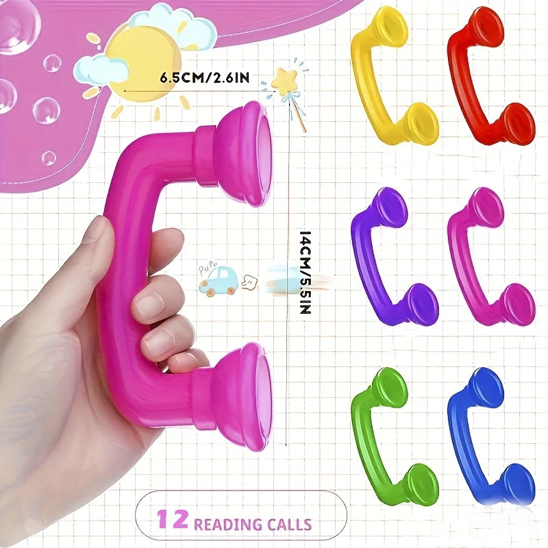 6/12/18 Pcs Reading Phone, Auditory Feedback Whispering Phone Classroom Operational Adult, PC Based Speaking Communication Toys