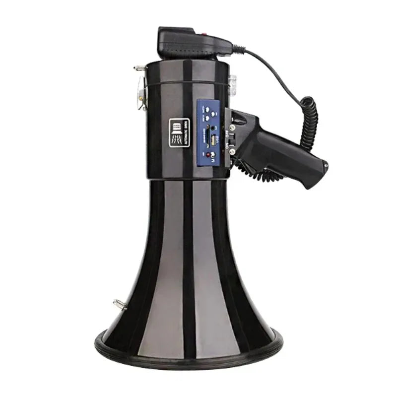 [2026] Hot SaleMegaphone Loudspeaker High Power 50W Handheld ,Big Size Megaphone Rechargeable Usb Speaker