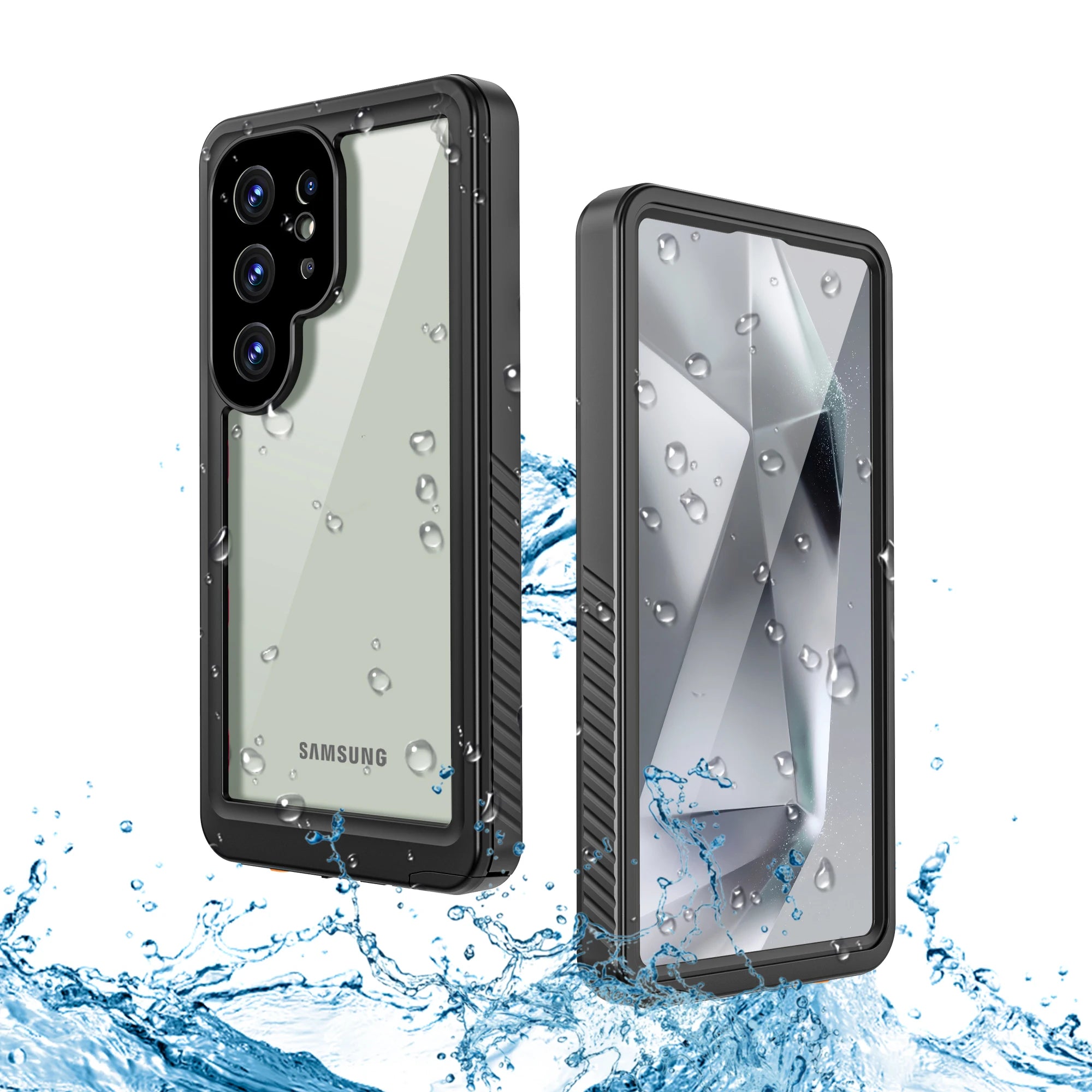 Shellbox - Waterproof phone case for (S25 Ultra/S24FE/S24/S23FE/S23) - Sturdy and durable, IP68, fully enclosed lens protection