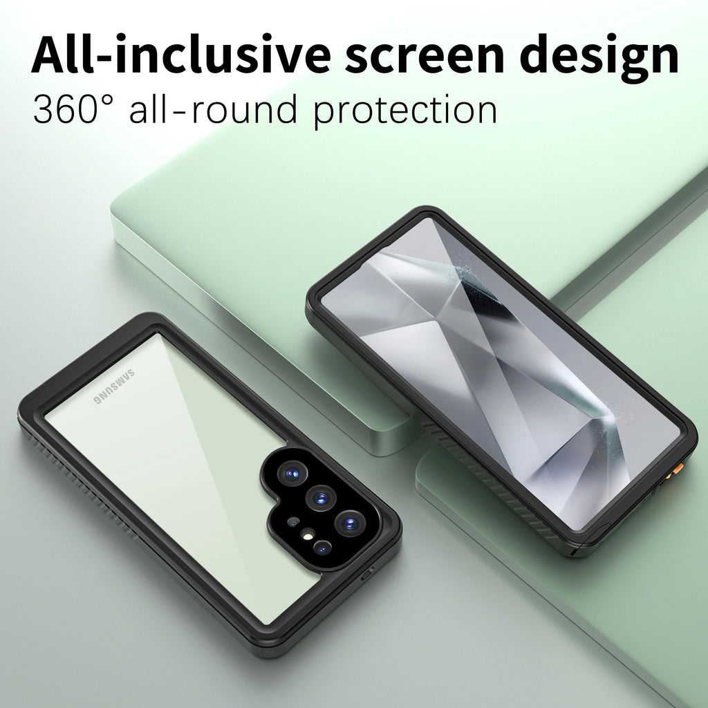 Shellbox - Waterproof phone case for (S25 Ultra/S24FE/S24/S23FE/S23) - Sturdy and durable, IP68, fully enclosed lens protection