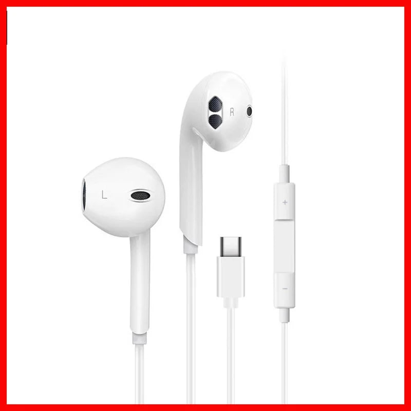 Original Wired  Earphones For iPhone 15 14 13 12 11 Pro Max XR XS 8 Plus In-Ear Headphones Headset Accessories