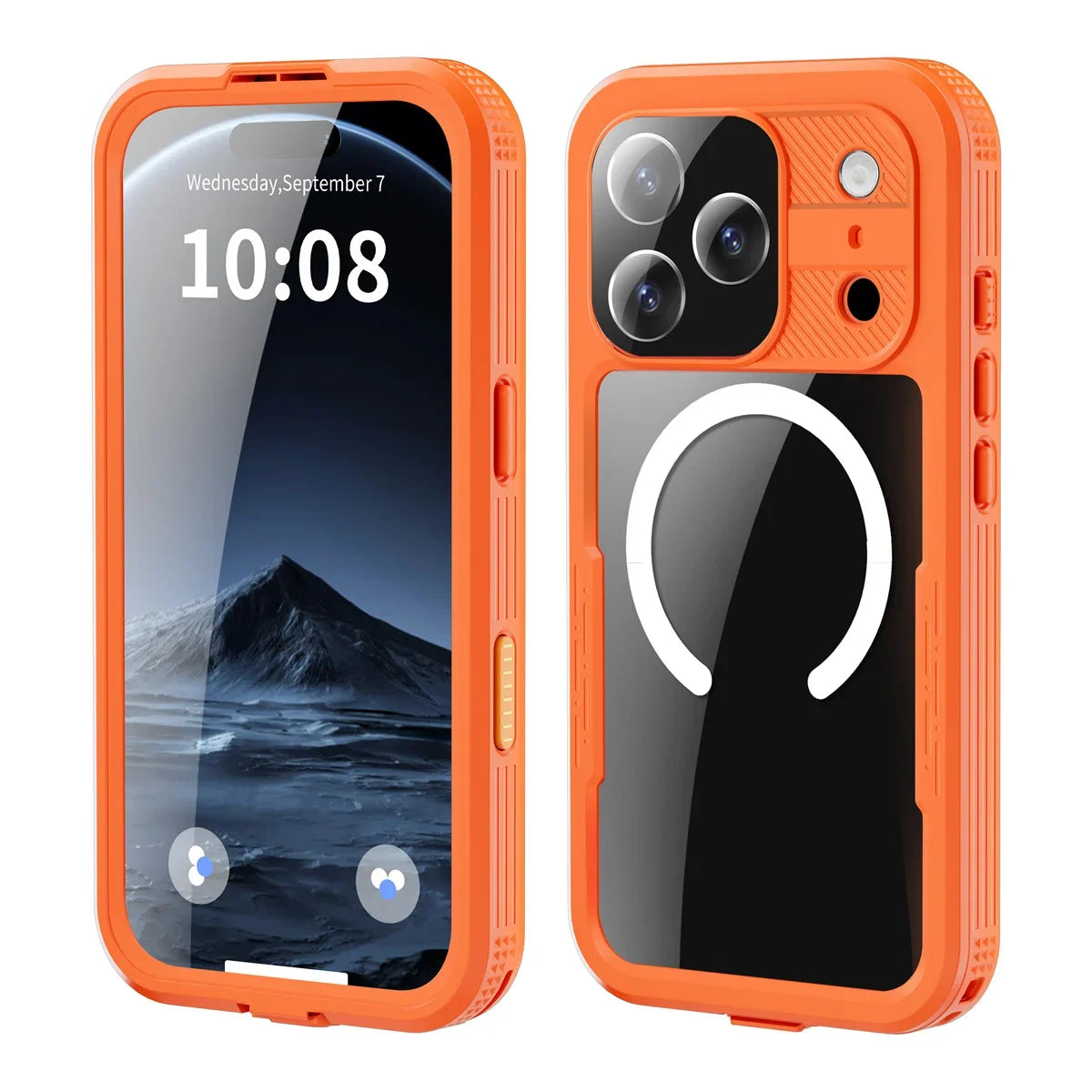 IP68 Full Waterproof Phone Case for IPhone 17 Pro Max Air 17 for Magsafe Magnetic Wireless Charging Underwater Diving Cover