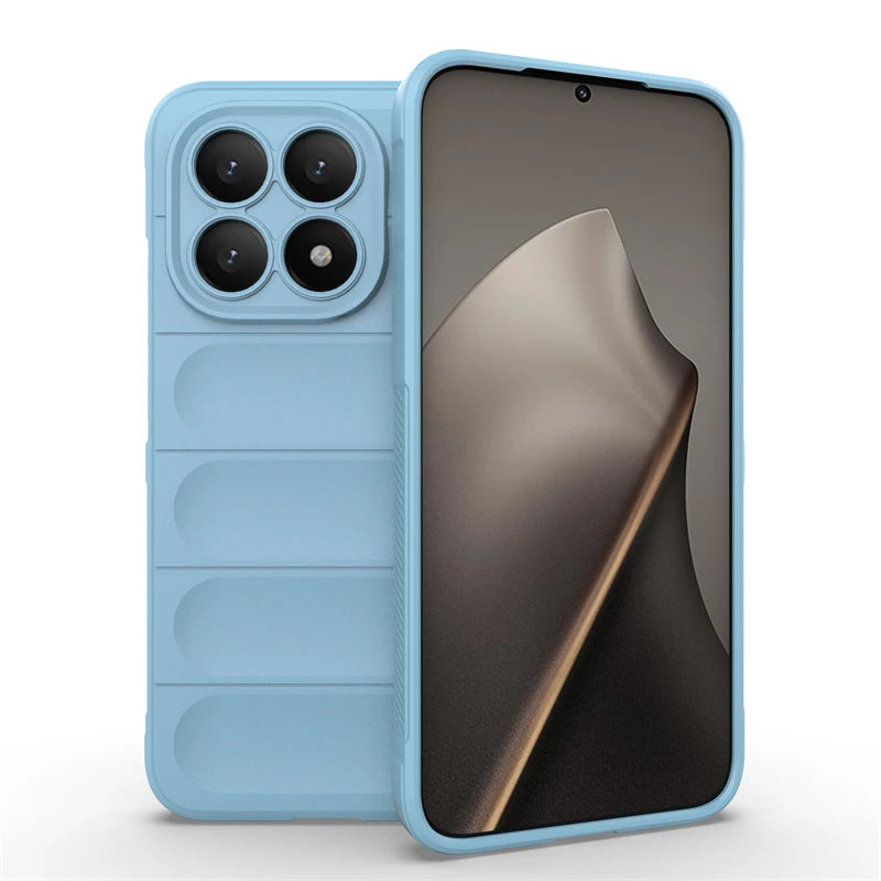 For Xiaomi 15T Case Silicone Liquid Shockproof Case Xiaomi 15T Cover TPU Bumper Rubber Protector Cover Xiaomi 15T Pro Case