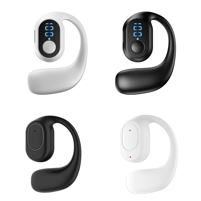 Smart Phones Wireless Bluetooth Earphones Air Conduction OWS Headphone HiFi Ear-Hook Music Sports Noise Cancel Headset
