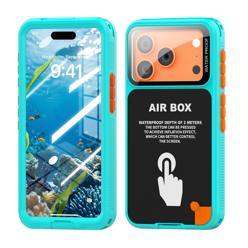 shellbox - Outdoor Swimming Underwater Photography Universal Waterproof Phone Case, Compatible with iPhone 17, 16 Pro,15,14, MAX