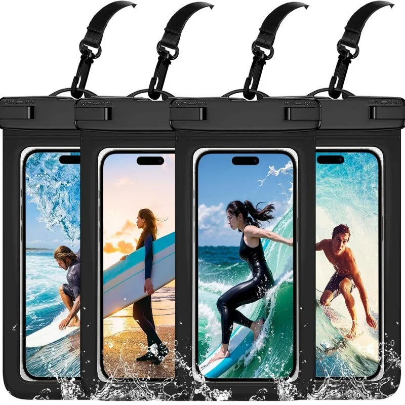 Universal Touch Screen Waterproof Phone Case Sealed Anti-Water Dust Lightweight Portable Perfect for Outdoor Sports
