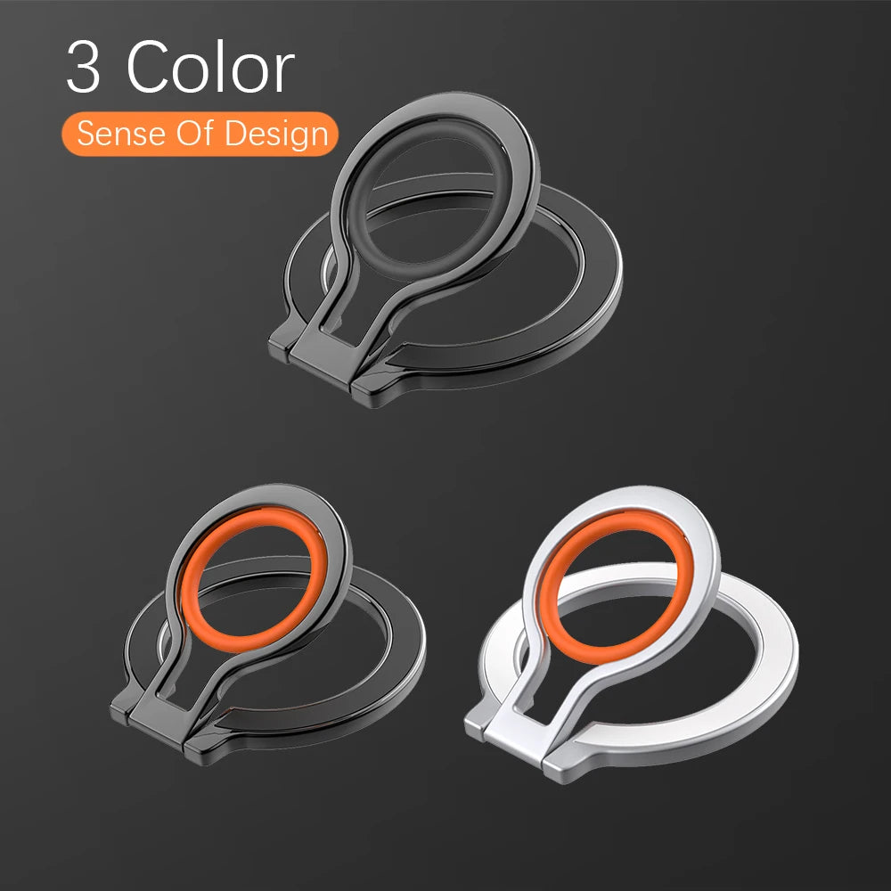 For Magsafe Magnetic Silicone Rubber 1Pcs Ultra Light And Ultra Thin Strong Suction Rotating 360° Wall Stickers Everywhere Foldi