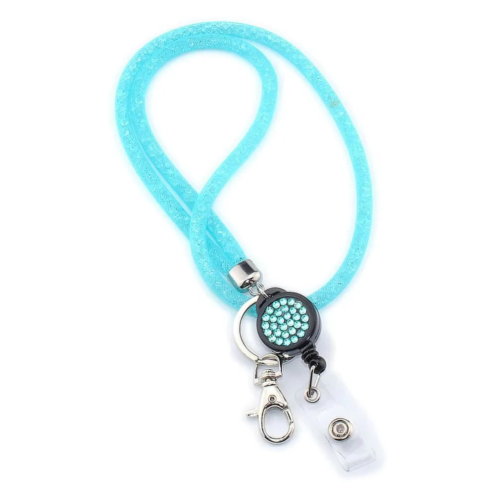 Badges Holder Retractable Lanyard  Id Lanyard Name Xyun Card Badge Holder Reels Clips Hanging Rope Keychain Necklace Strap