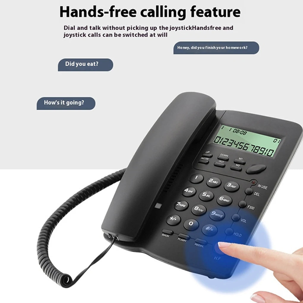 Corded Phones Landline With Answer Phone For Home or Office Home Telephone Business Fixed Landline Phone Corded No Batteries