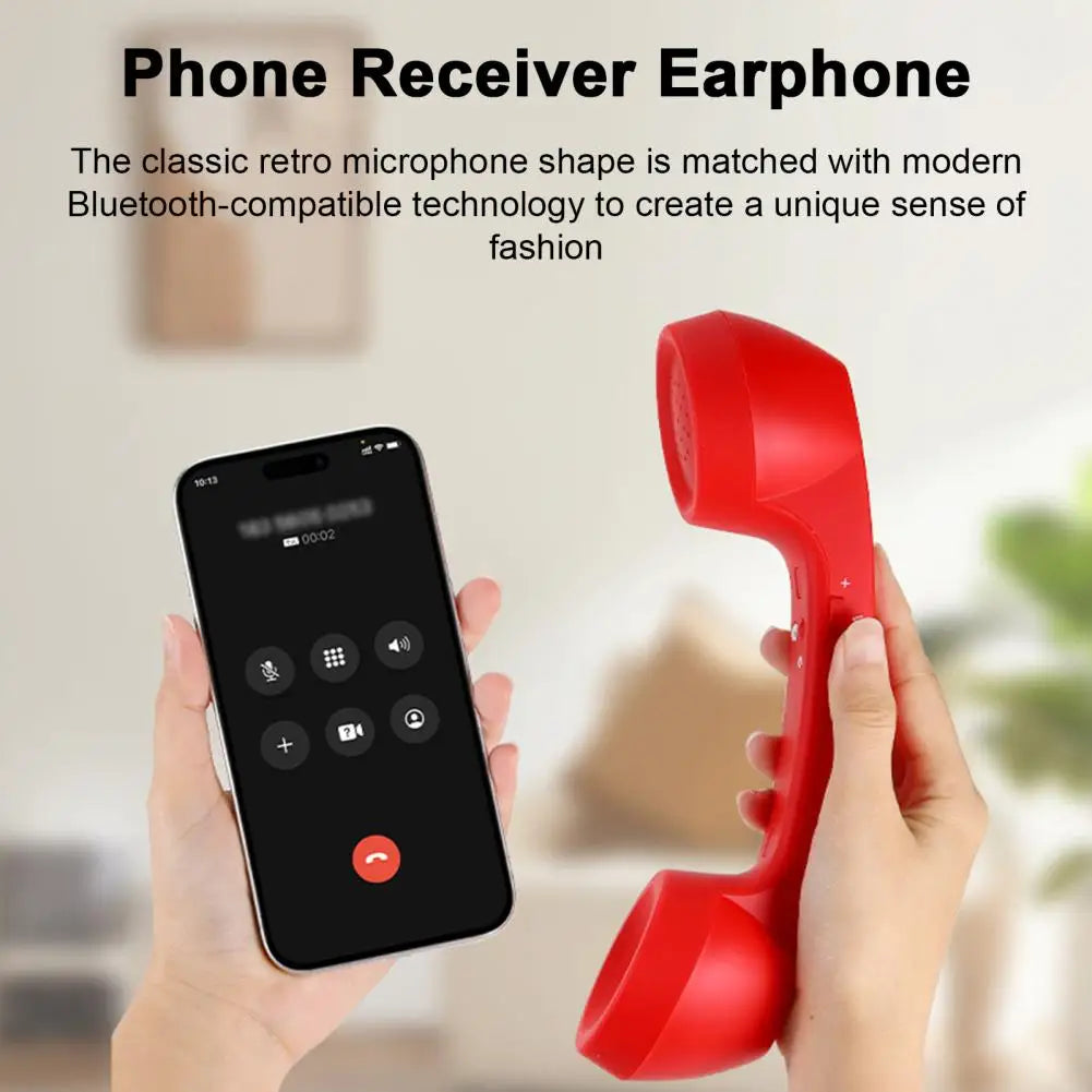 Wired Phone Handset Vintage Retro Phone Handset with Microphone Speaker for Cellphones Universal 3.5mm Socket Smartphone